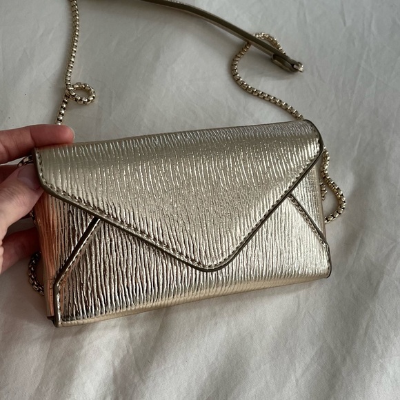 Zara Gold Crossbody Clutch - Picture 3 of 4